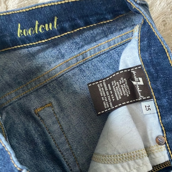 7 for All Mankind bootcut jeans size 25 (2) - Picture 3 of 12